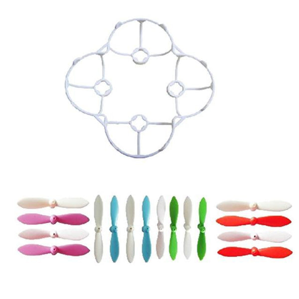 Cheerson CX-10 CX-10A CX-10C Part Blade Protector Cover + 16PCS Propeller Blade