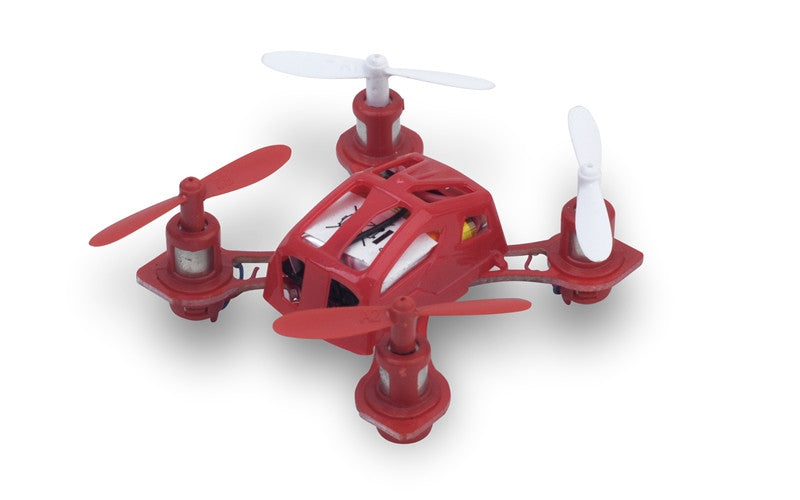 Microgear 2.4 GHz. Radio Controlled RC QX-288 Mini Gyro Quadcopter - Red