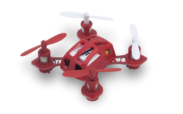 Microgear 2.4 GHz. Radio Controlled RC QX-288 Mini Gyro Quadcopter - Red