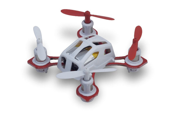 Microgear 2.4 GHz. Radio Controlled RC QX-288 Mini Gyro Quadcopter - White