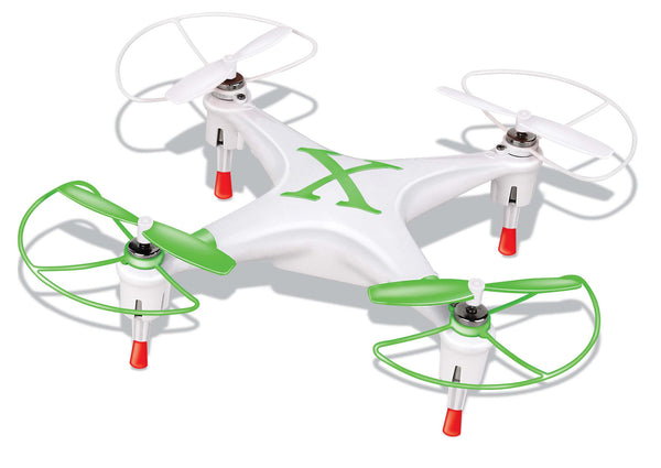 Microgear 2.4GHz Radio Controlled RC QX-827 4 Channel Mini Quadcopter - Green